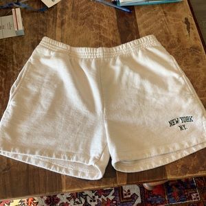 New York N.Y. Shorts by John Galt for Brandy Melville OS
